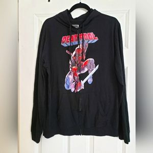 Marvel Deadpool adult jacket hoodie, size XL